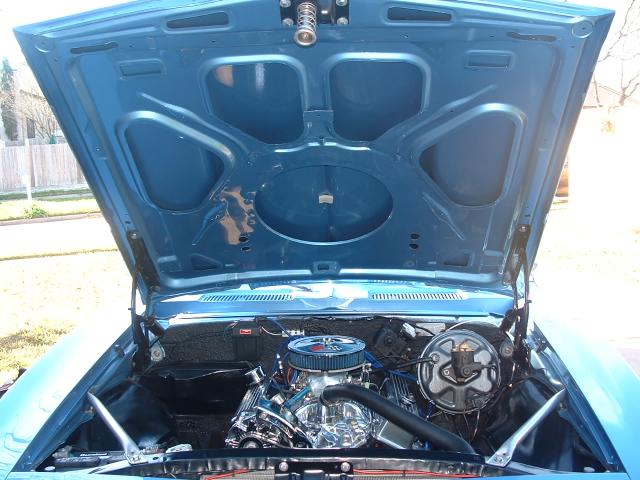 1967 chevrolet camaro 406 hood engine