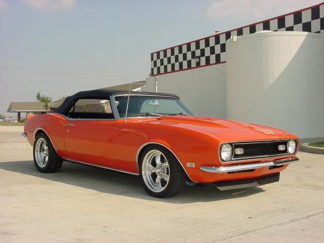 1968 chevrolet camaro 355 convertible side front