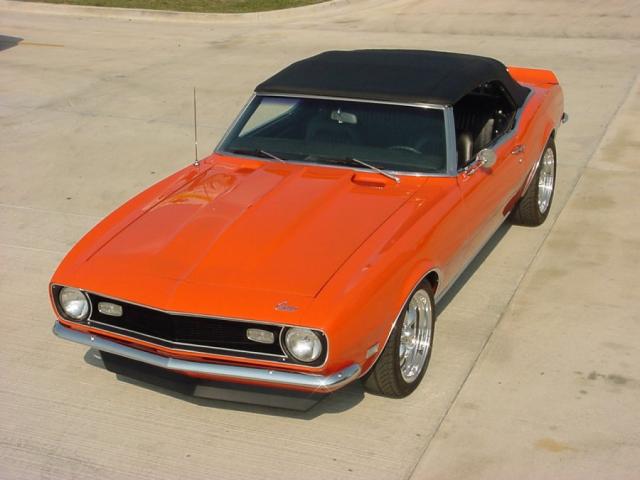 1968 chevrolet camaro 355 convertible side front