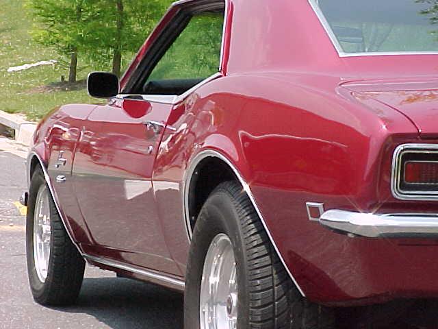 1968 chevrolet camaro ss 427 left side