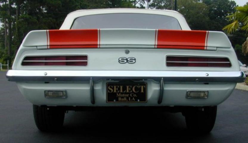 1969 chevrolet camaro z11 pace car rsss 350