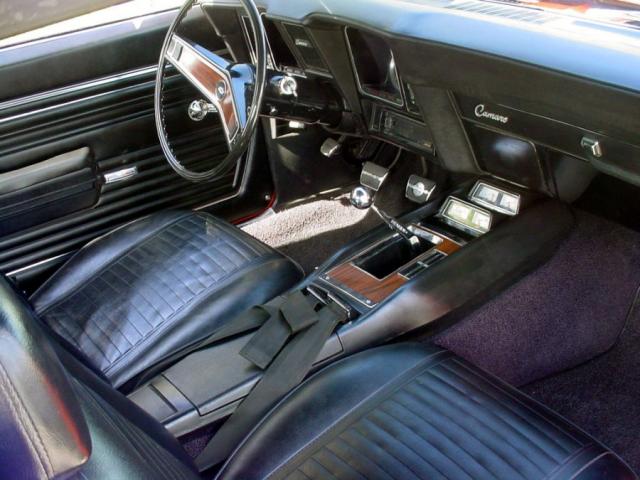 1969 chevrolet camaro z28 302 interior