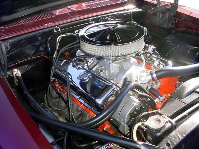 1969 chevrolet camaro 396 convertible engine