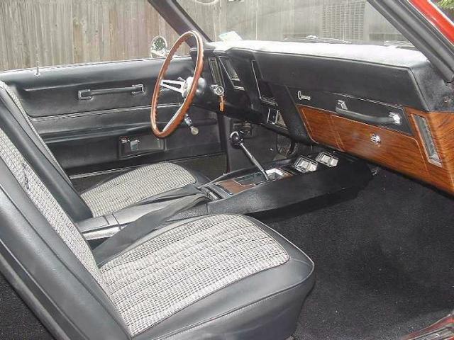 1969 chevrolet camaro z28 302 interior