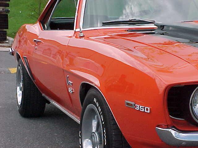 1969 chevrolet camaro ss 350 right side