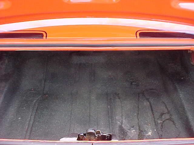 1969 chevrolet camaro ss 350 trunk