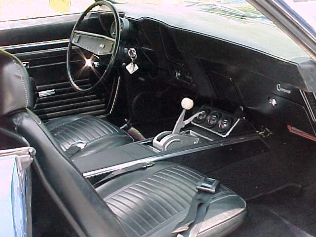 1969 chevrolet camaro ss 355 interior