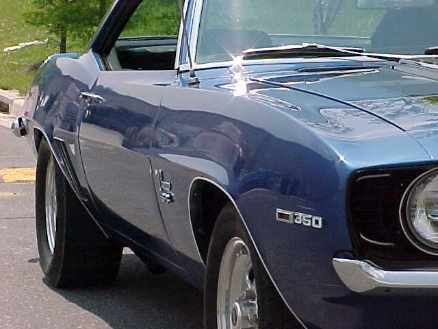 1969 chevrolet camaro ss 355 right side