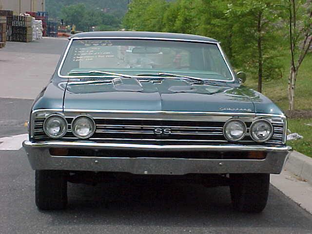 1967 chevrolet chevelle ss 396 front