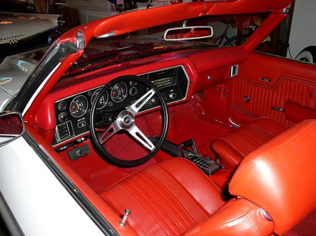 1970 chevrolet chevelle ss 454 convertible interior