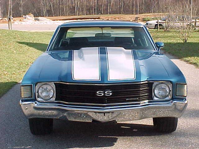 1972 chevrolet chevelle ss 396 front