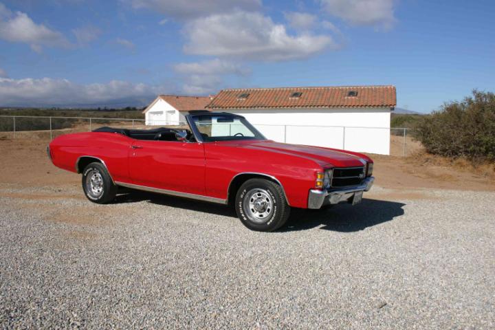 1971 chevrolet chevelle malibu 350 convertible