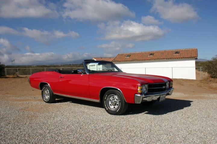 1971 chevrolet chevelle malibu 350 convertible