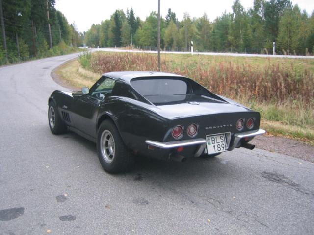 1969 chevrolet corvette 355 exterior left side back