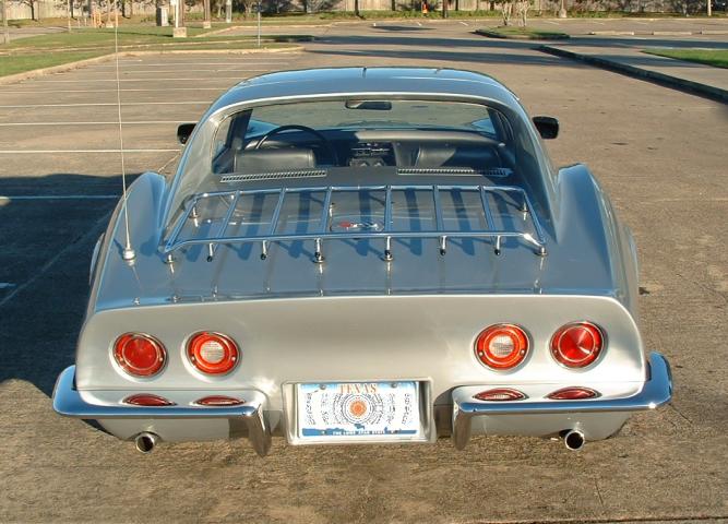 1969 chevrolet corvette 350 back
