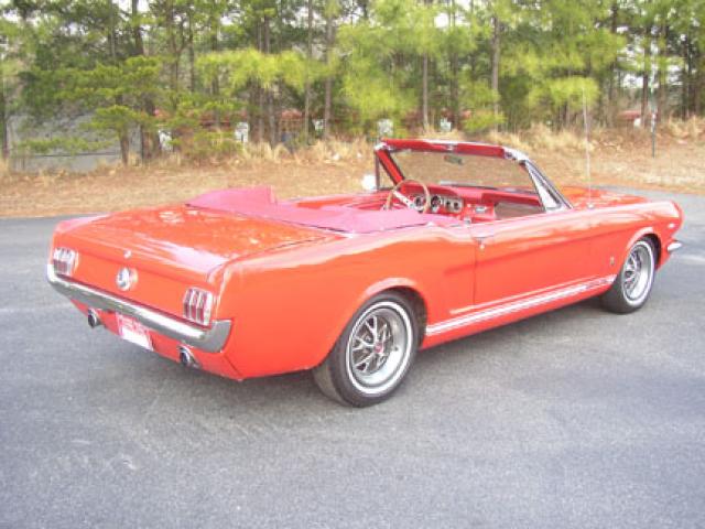 1965 ford mustang gt 289 convertible back