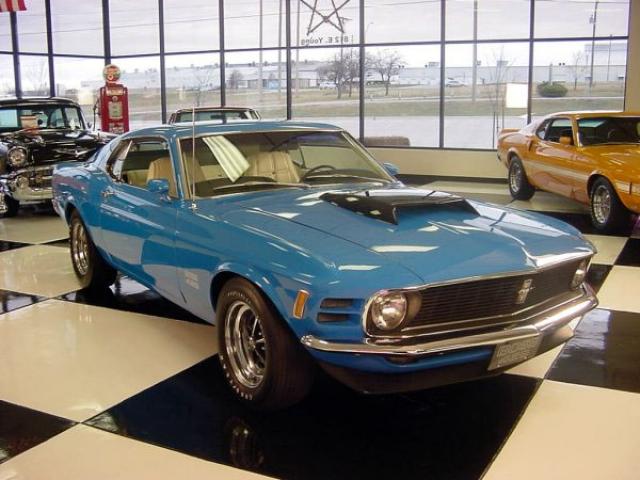 1970 ford mustang boss 429 side front