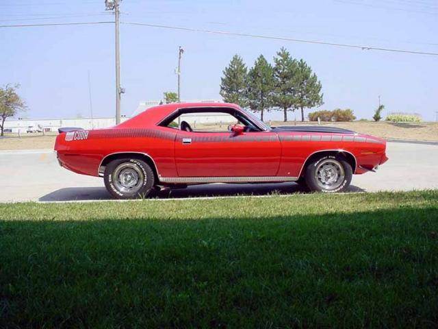 1970 plymouth cuda aar 340 side