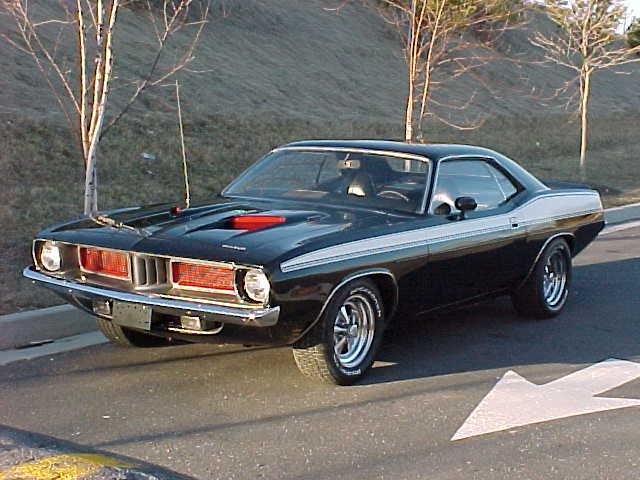 1973 plymouth cuda 440 left side