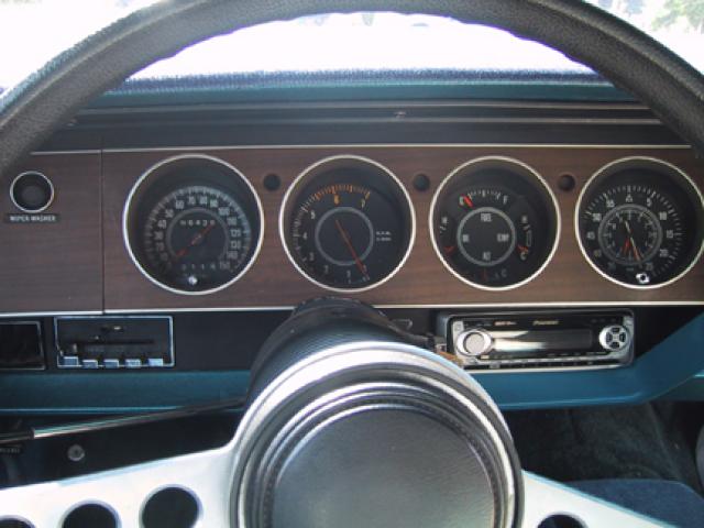 1973 plymouth cuda 340 dash