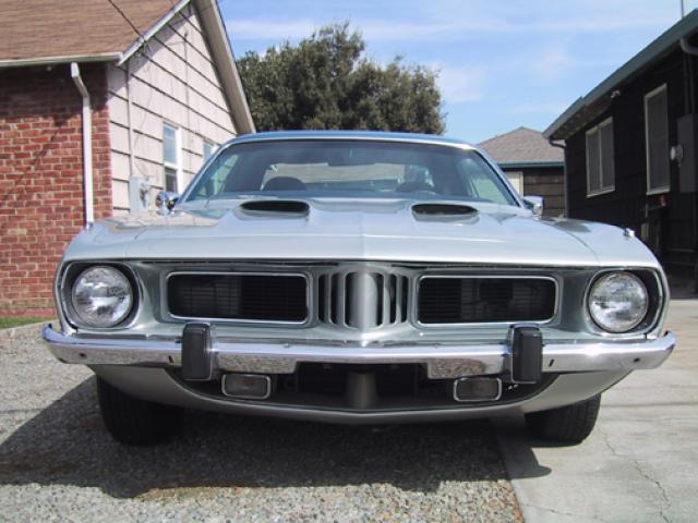 1973 plymouth cuda 340 front