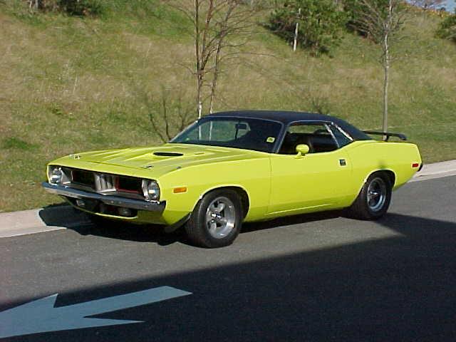 1973 plymouth cuda 340 left side