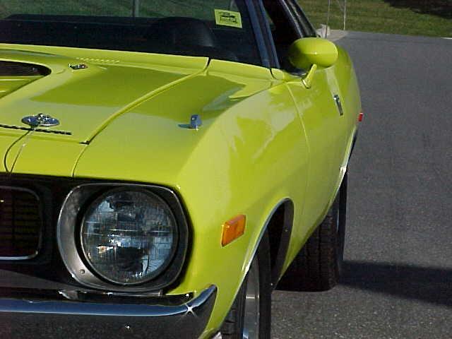 1973 plymouth cuda 340 left side