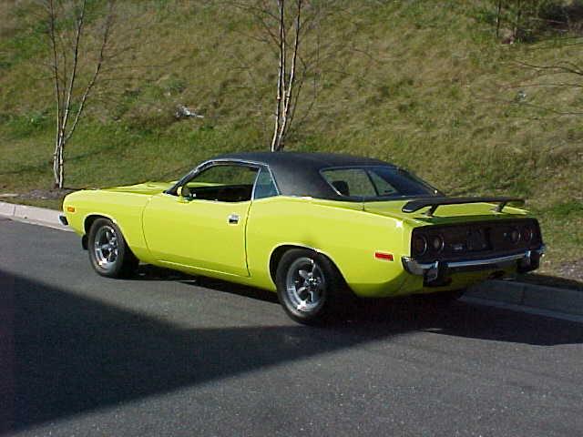 1973 plymouth cuda 340 left side