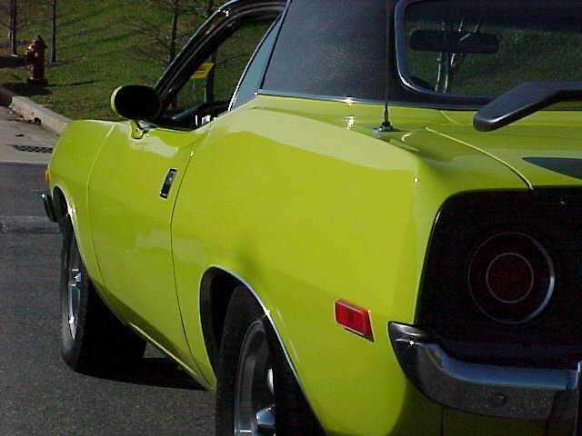 1973 plymouth cuda 340 left side