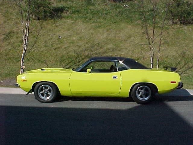 1973 plymouth cuda 340 left side