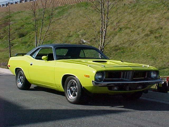 1973 plymouth cuda 340 right side