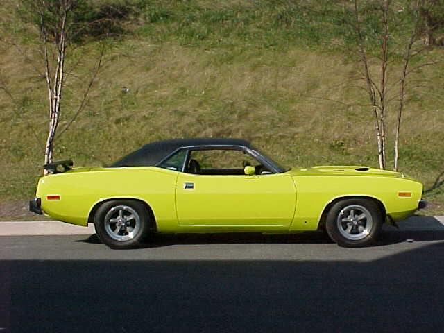 1973 plymouth cuda 340 right side