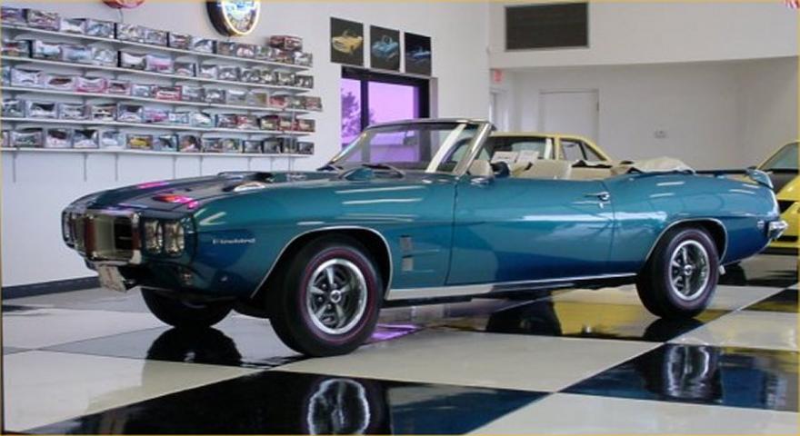 1969 pontiac firebird 400 convertible side front