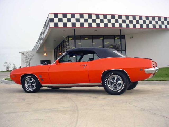 1969 pontiac firebird 400 convertible side