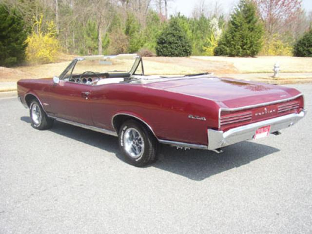 1966 pontiac gto 389 convertible back