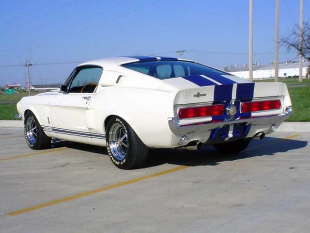 1967 shelby gt500 428 side back