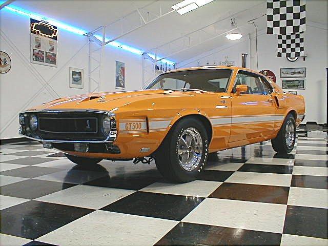 1969 shelby gt500 428 side front