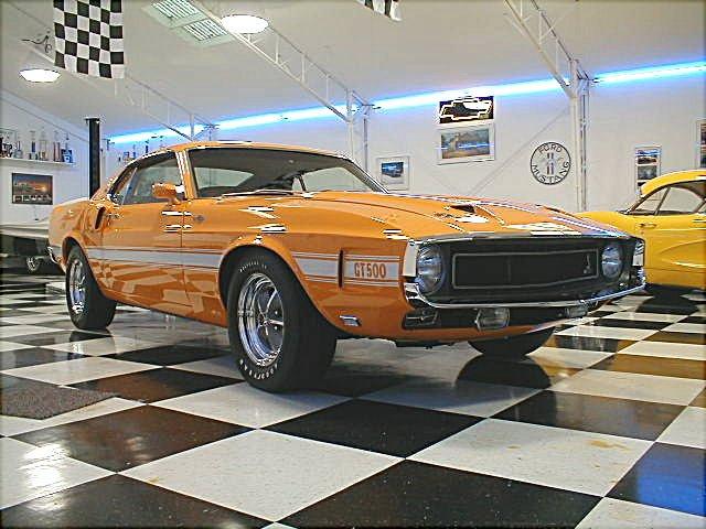 1969 shelby gt500 428 side front