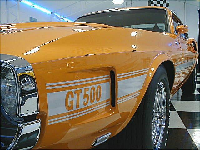 1969 shelby gt500 428 side front